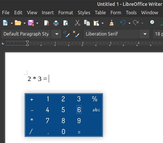 code assistant keyboard mode numeric